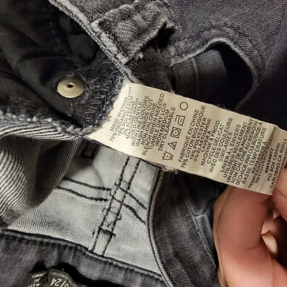 prAna  jada jeans black size 00/24